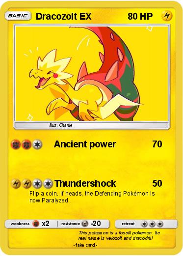 Pokemon Dracozolt EX