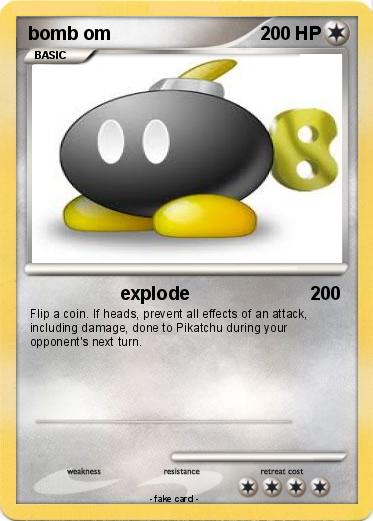 Pokemon bomb om
