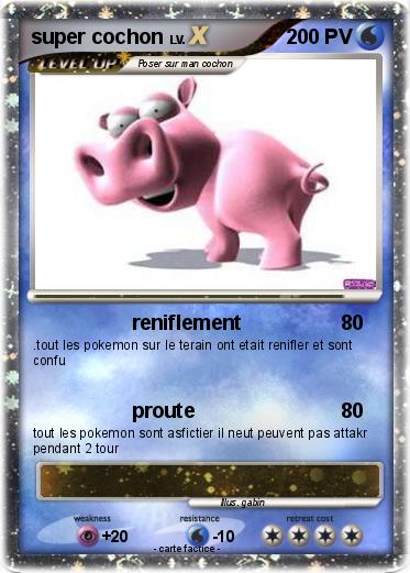 Pokemon super cochon