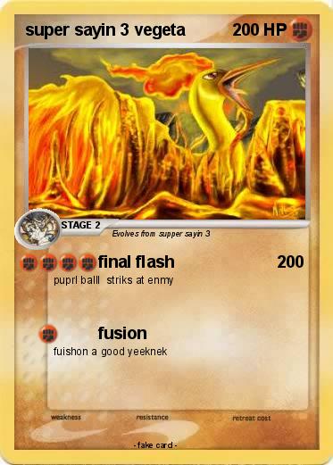 Pokemon super sayin 3 vegeta