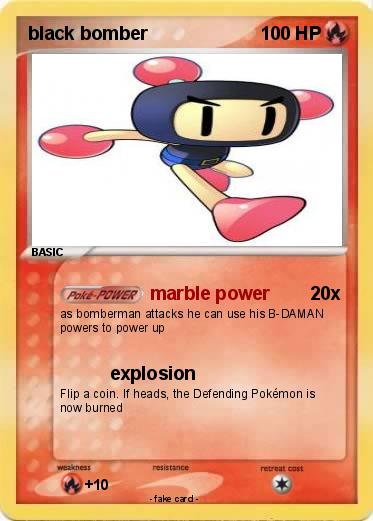 Pokemon black bomber