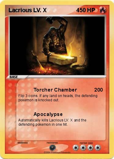 Pokemon Lacrious LV. X                   4