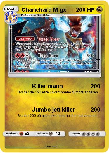 Pokemon Charichard M gx