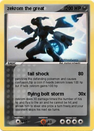 Pokemon zekrom the great