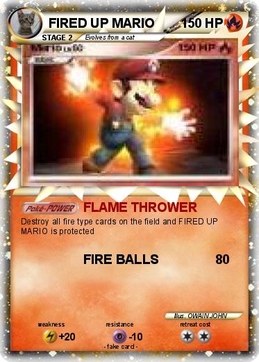 Pokemon FIRED UP MARIO