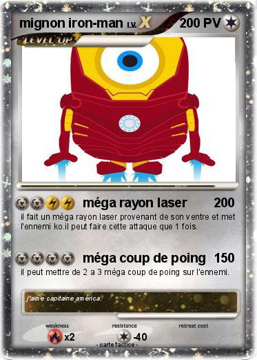 Pokemon mignon iron-man