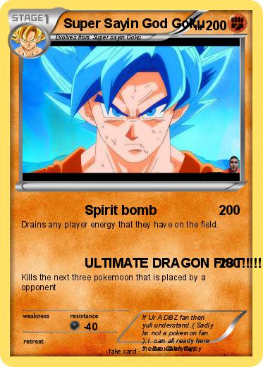 Pokemon Super Sayin God Goku