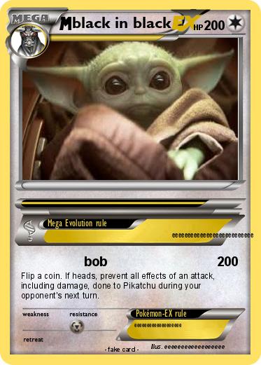 Pokemon black in black