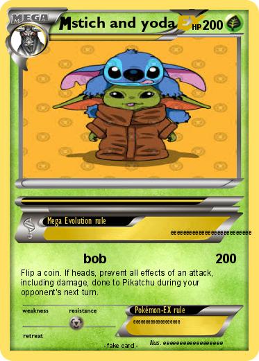 Pokemon stich and yoda