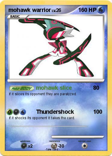 Pokemon mohawk warrior