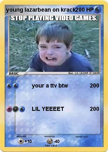 Pokemon young lazarbean on krack