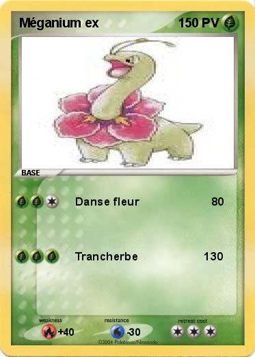 Pokemon Méganium ex