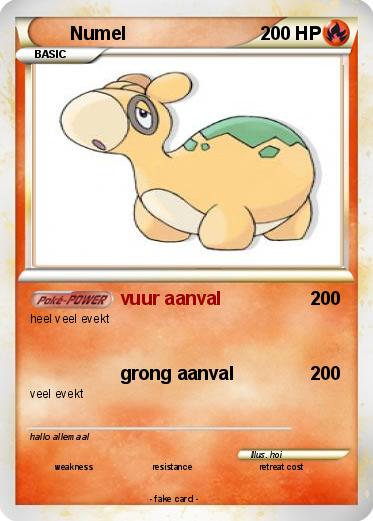 Pokemon Numel