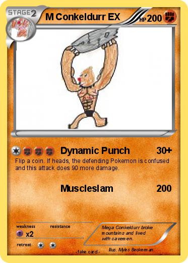 Pokemon M Conkeldurr EX