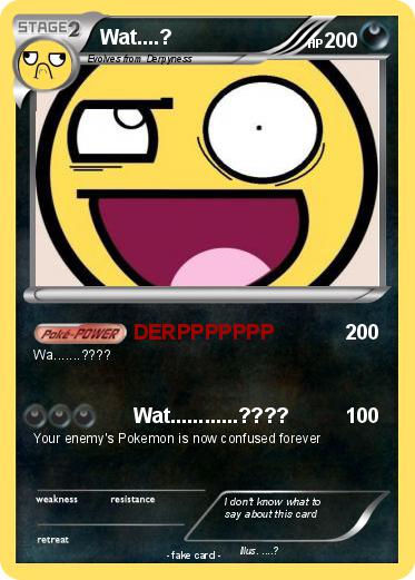 Pokemon Wat....?