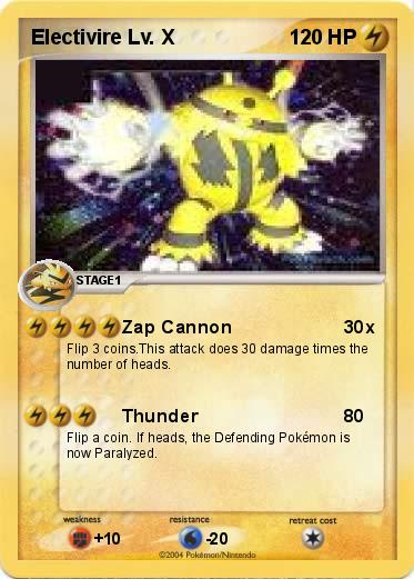 Pokemon Electivire Lv. X