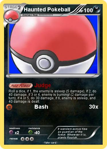 Pokemon Haunted Pokeball