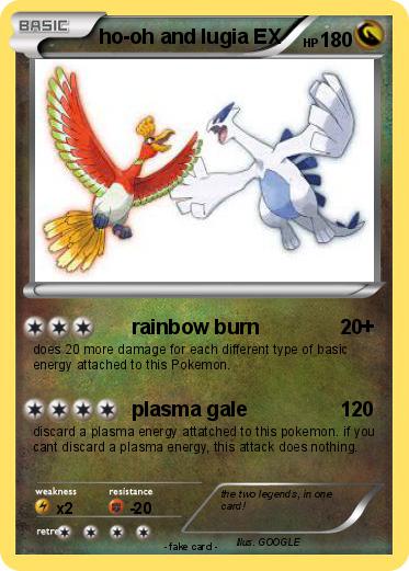 Pokemon ho-oh and lugia EX