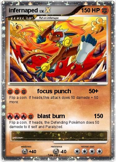 Pokemon infernaped