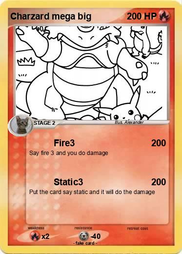 Pokemon Charzard mega big