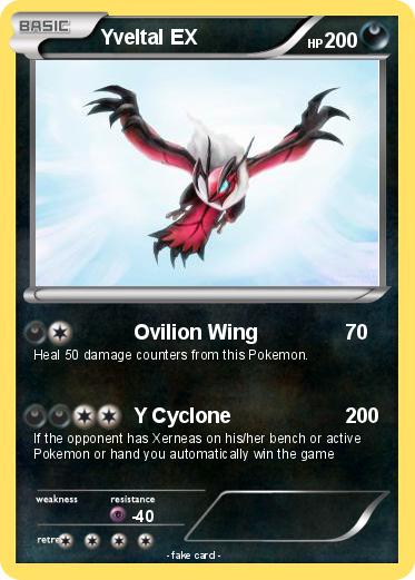 Pokemon Yveltal EX