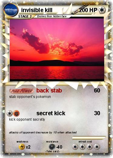 Pokemon invisible kill