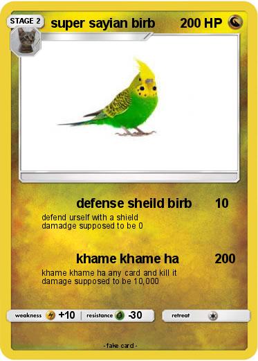 Pokemon super sayian birb