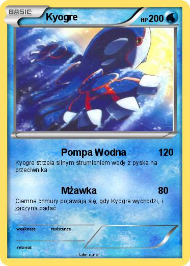 Pokemon Kyogre