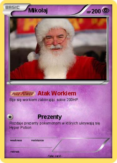 Pokemon Mikołaj