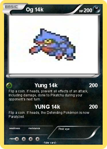 Pokemon Og 14k