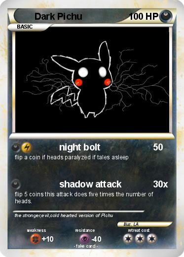 Pokemon Dark Pichu