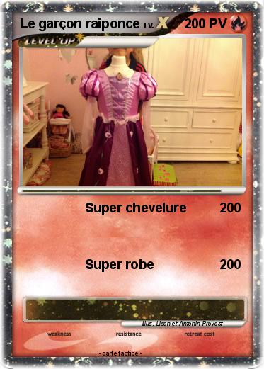 Pokemon Le garçon raiponce