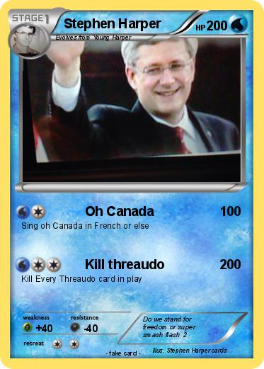 Pokemon Stephen Harper