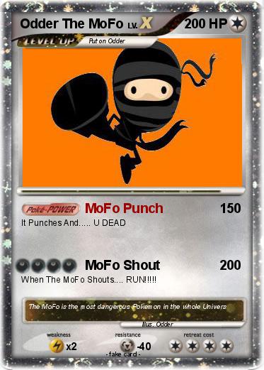 Pokemon Odder The MoFo