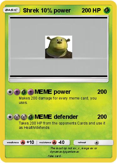Pokemon Shrek 10% power