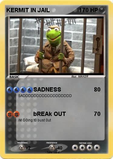 Pokemon KERMIT IN JAIL