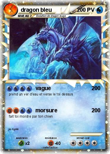 Pokemon dragon bleu