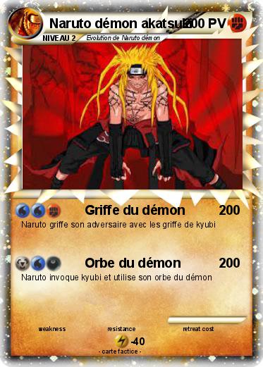 Pokemon Naruto démon akatsuki