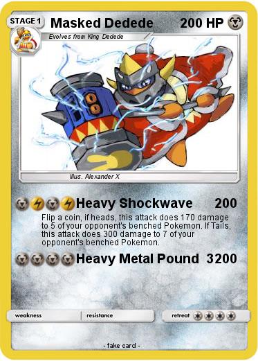 Pokemon Masked Dedede