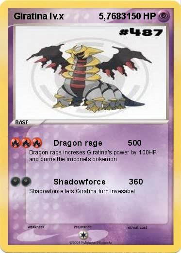 Pokemon Giratina lv.x              5,7683      
