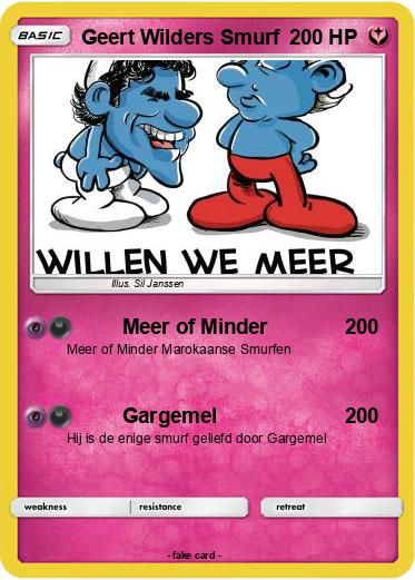 Pokemon Geert Wilders Smurf