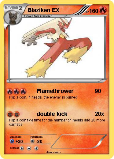 Pokemon Blaziken EX