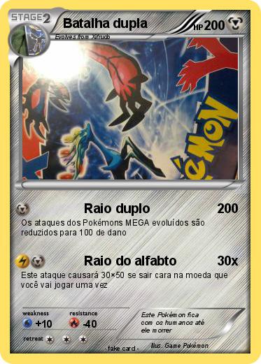 Pokemon Batalha dupla