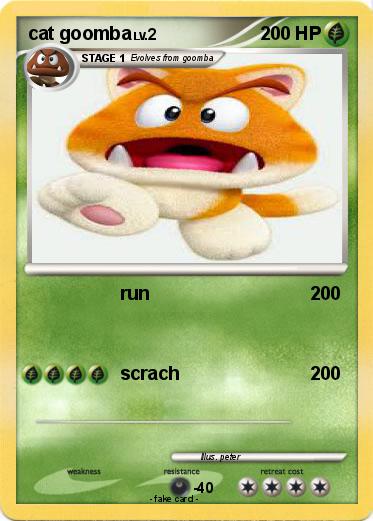Pokemon cat goomba