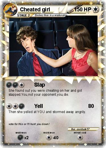Pokemon Cheated girl