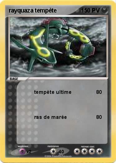 Pokemon rayquaza tempète