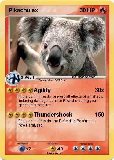 Pokemon Pikachu ex