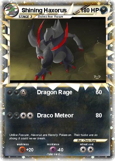 Pokemon Shining Haxorus