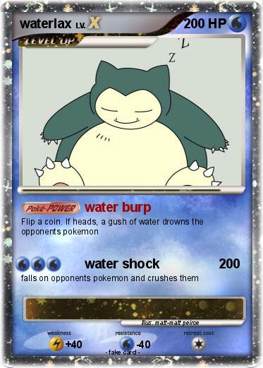 Pokemon waterlax
