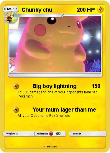 Pokemon Chunky chu
